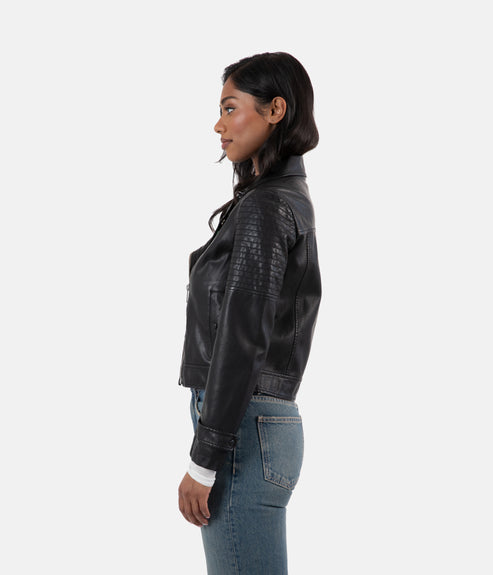 variant:: noir -- savina jacket noir