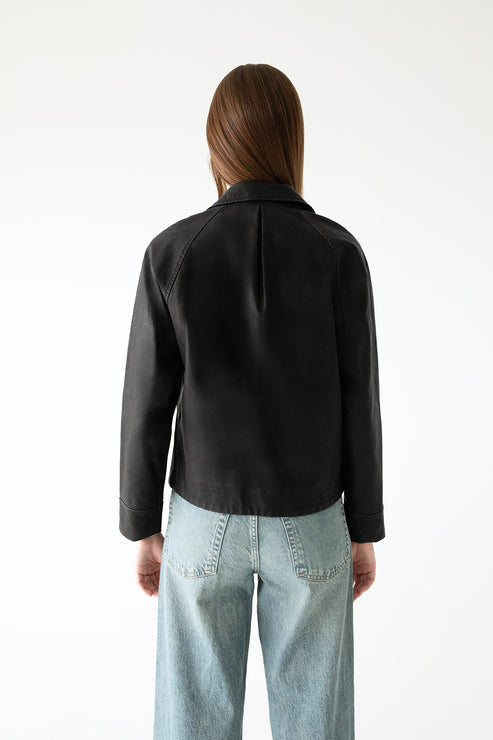 variant:: noir -- RIVI Blouson Végétalien noir