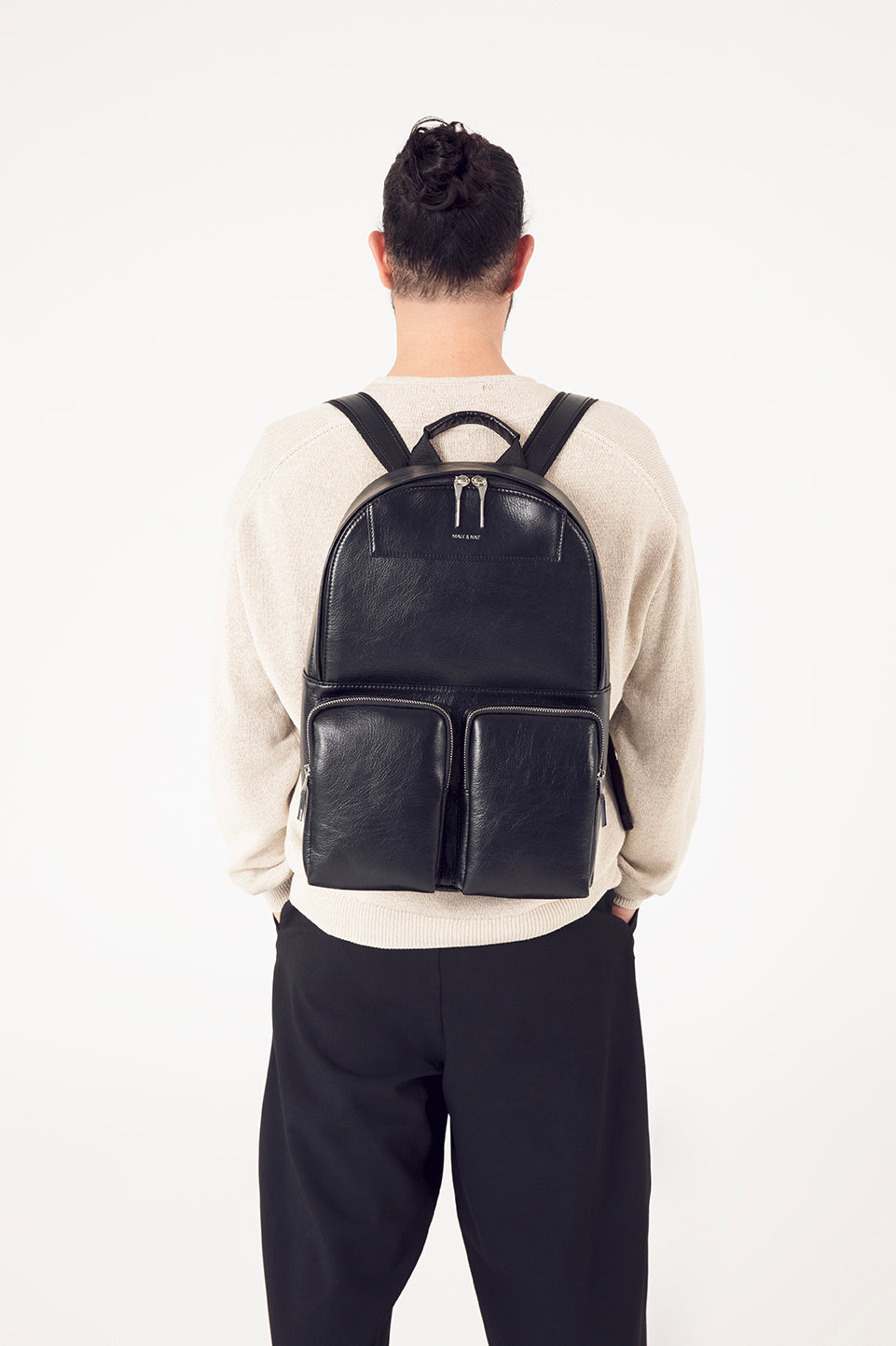 DONNIE Vegan Backpack – Theme | Color: Noir - variant::noir