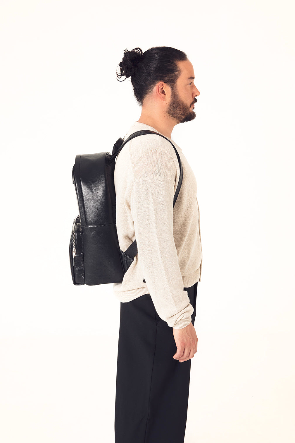 DONNIE Vegan Backpack – Theme | Color: Noir - variant::noir