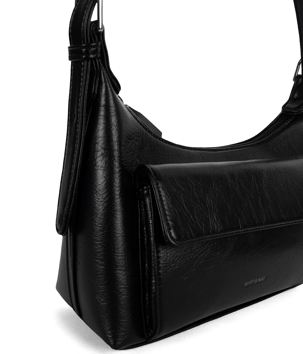 BEL Sac à bandoulière végétalien - Thème - Noir