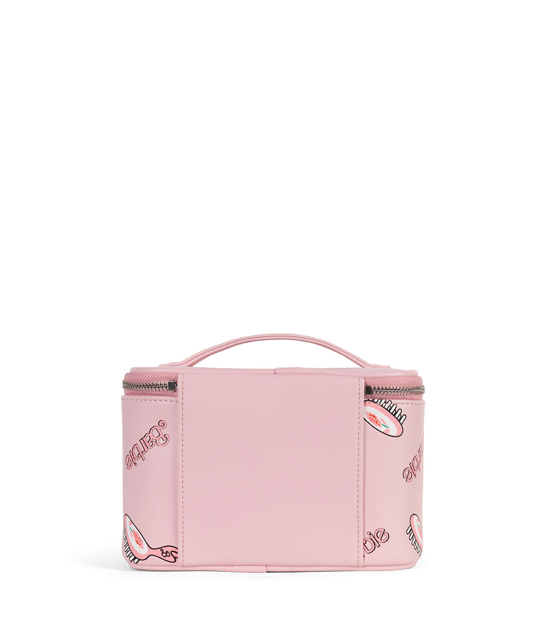 GISELE Trousse de toilette végétalienne - BARBIE™ | Couleur : Ciel Rose - variant::ciel rose