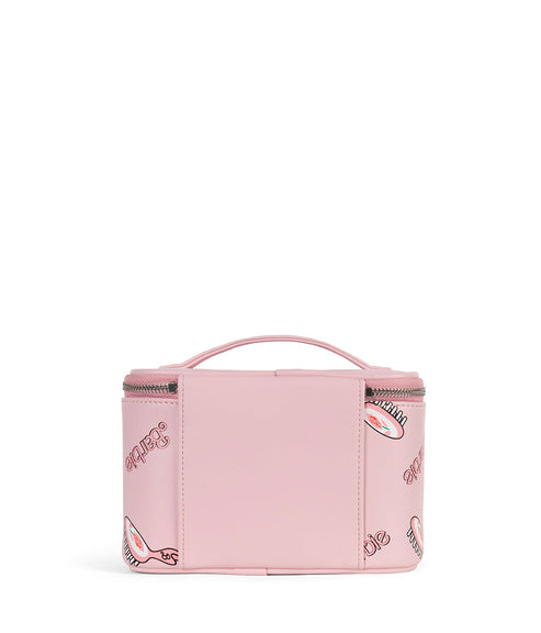 GISELE Trousse de toilette végétalienne - BARBIE™ | Couleur : Ciel Rose - variant::ciel rose