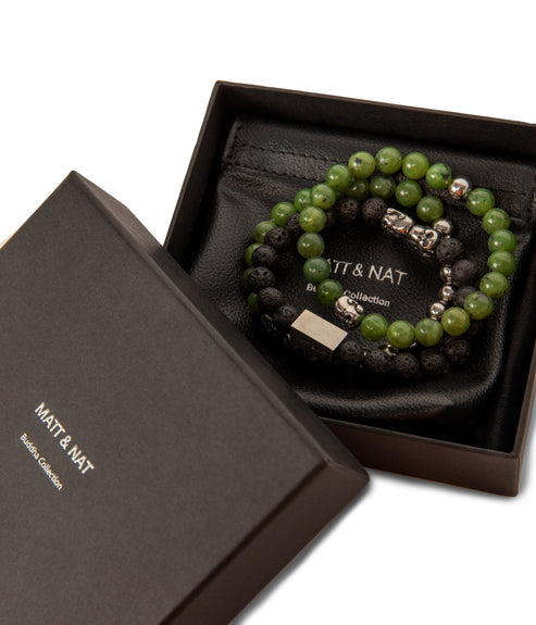 variant:: vert -- laughbuddha bracelets vert