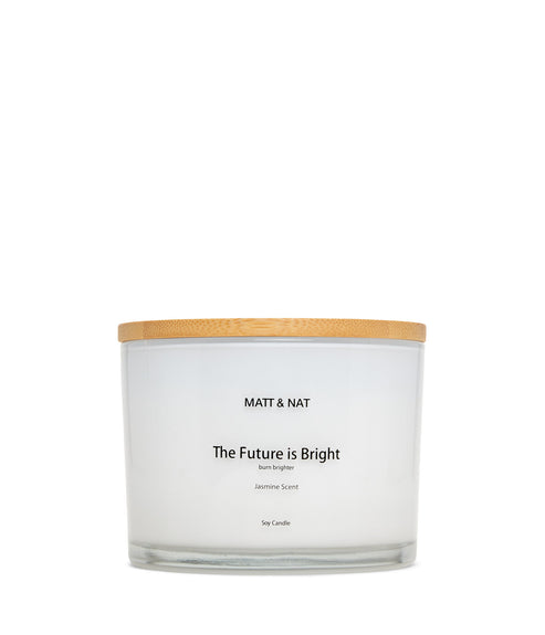 variant:: blanc -- the future is bright candle blanc