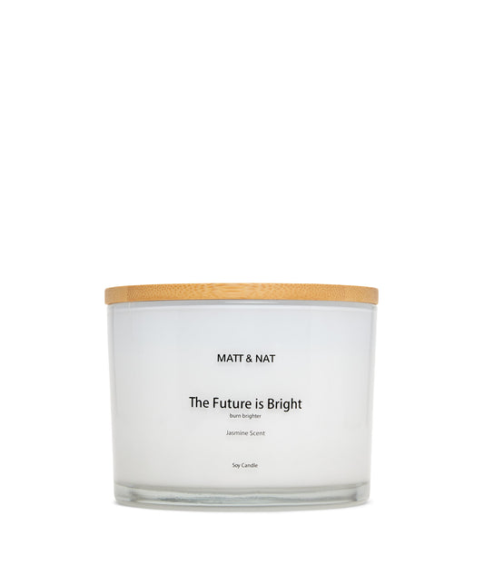 variant:: blanc -- the future is bright candle blanc