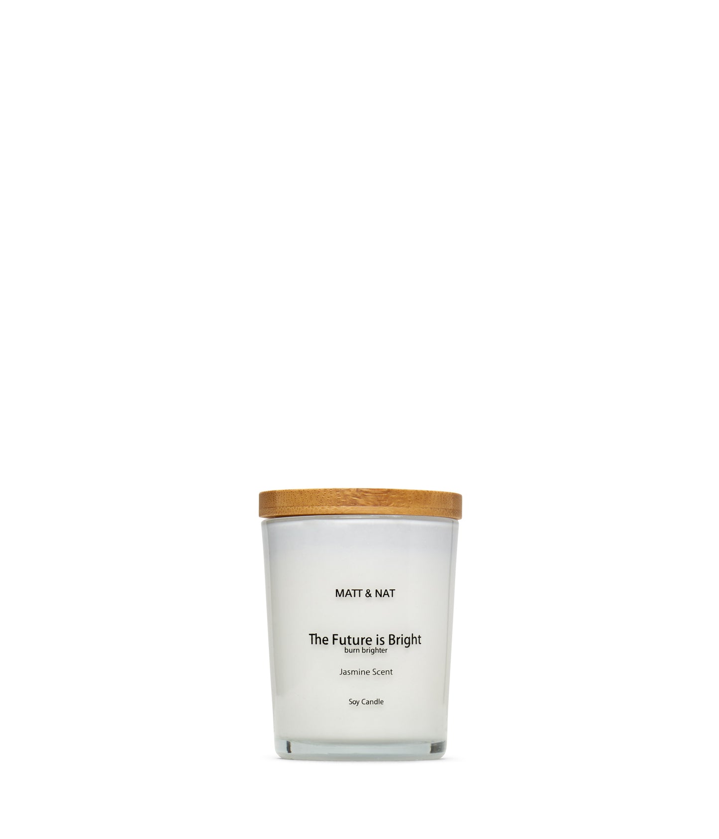 variant:: blanc -- the future is bright candle blanc