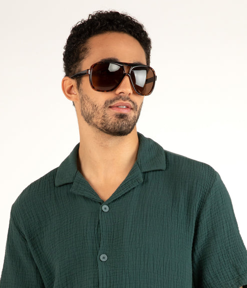 variant:: brun -- aviator sunglasses brun