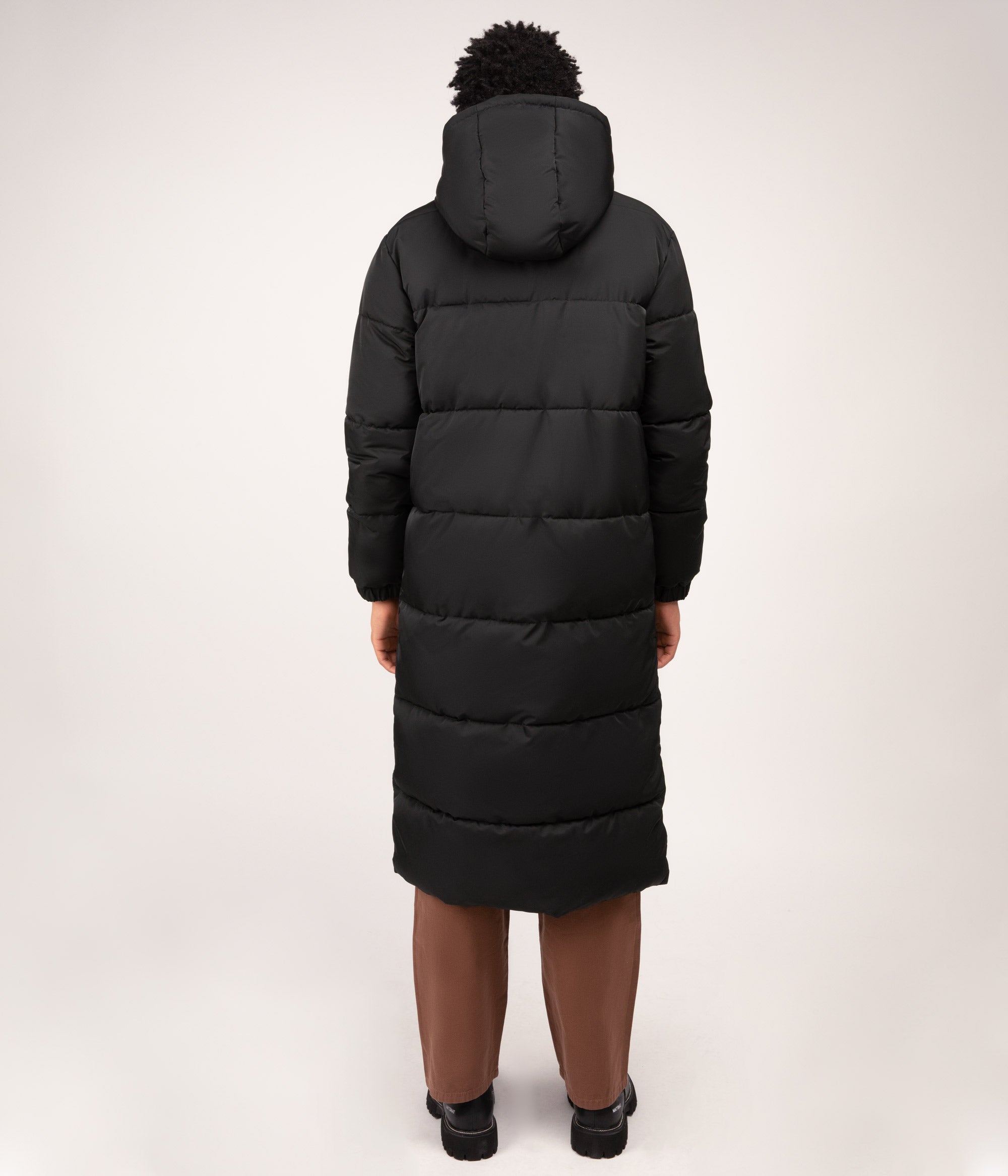 Manteau Vintage Noir Markstan - 14 Boutons Marsite - Style Grand Pardessus Femme - Occasion TBE