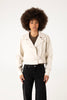 variant:: creme -- SESSA Veste moto végétalien creme