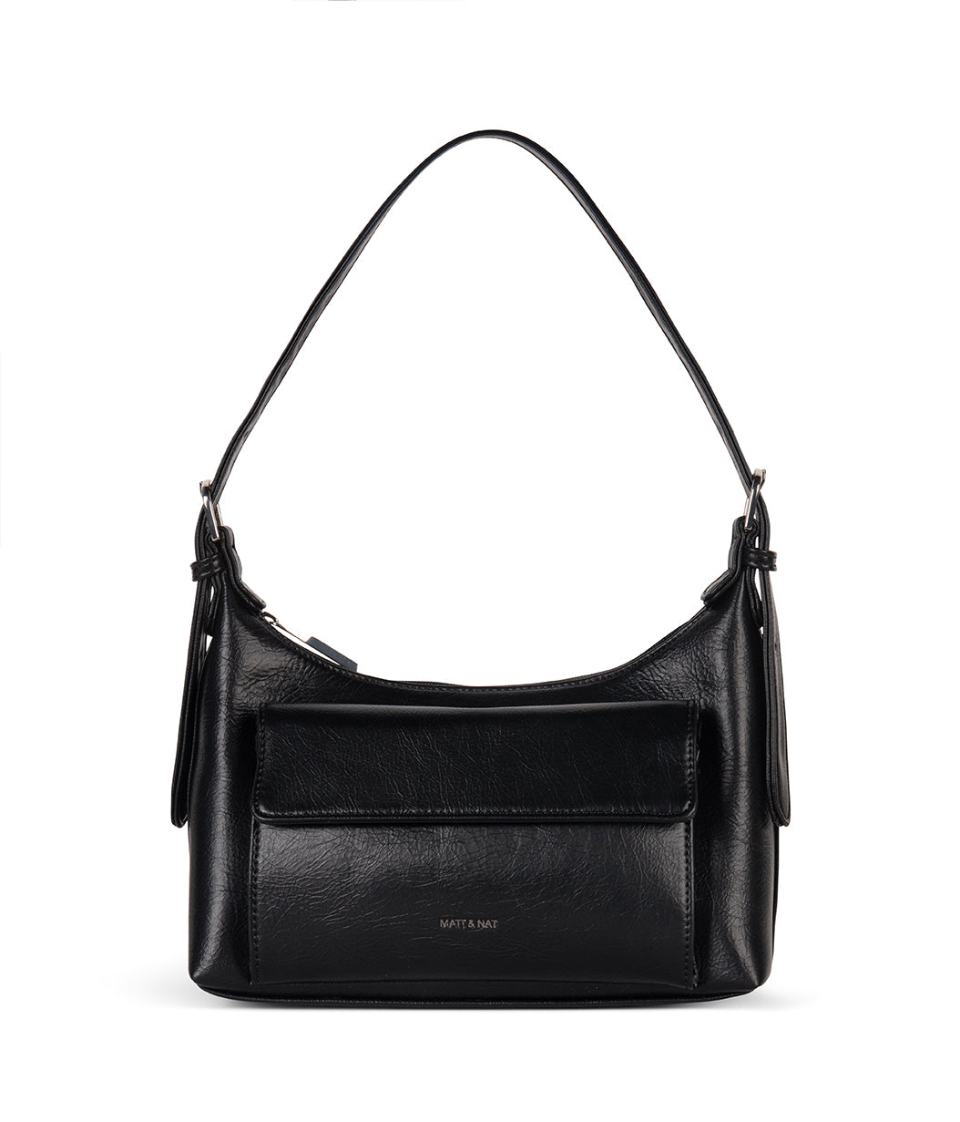 BEL Sac à bandoulière végétalien - Thème - Noir