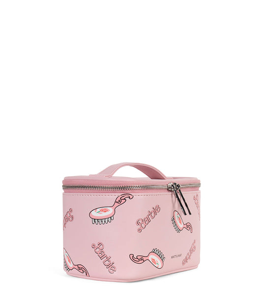GISELE Trousse de toilette végétalienne - BARBIE™ | Couleur : Ciel Rose - variant::ciel rose