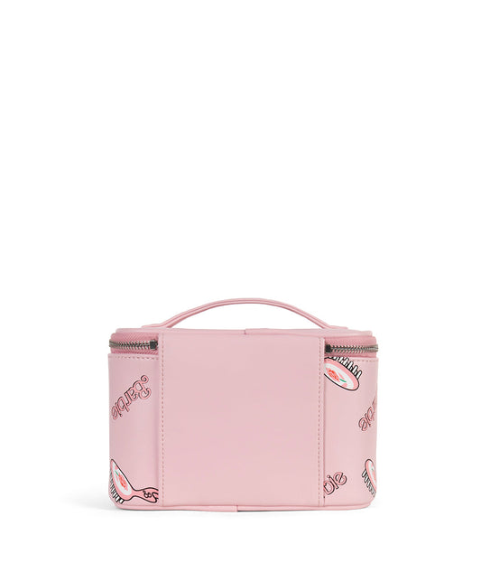 GISELE Trousse de toilette végétalienne - BARBIE™ | Couleur : Ciel Rose - variant::ciel rose