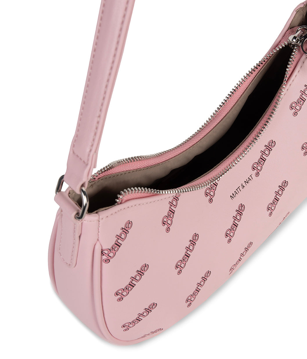 MARI Sacoche végétalienne - BARBIE™ | Couleur : Ciel Rose - variant::ciel rose