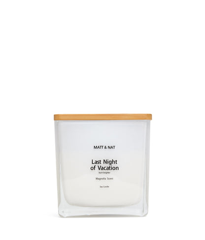variant: :blanc -- last night of vacation candle blanc