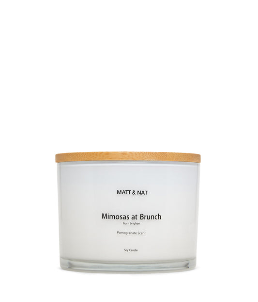 variant:: blanc -- mimosas at brunch candle blanc