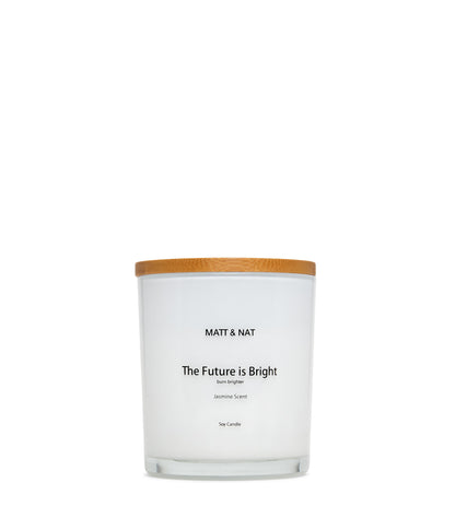 variant:: blanc -- the future is bright candle blanc