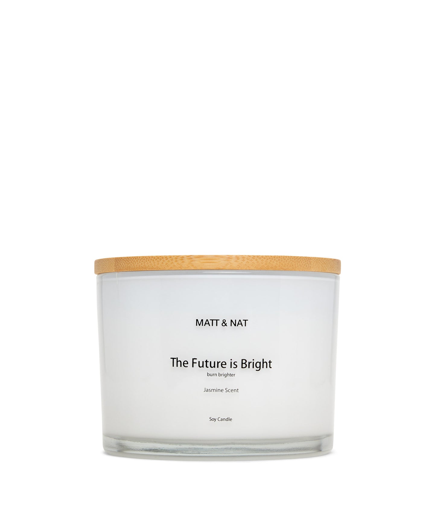 variant:: blanc -- the future is bright candle blanc